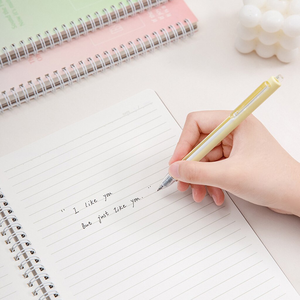 Spirally Coil Notebooks Wide Ruled Paper 60 Sheets Color Note Books Lined Paper Home School Supplies for College Student