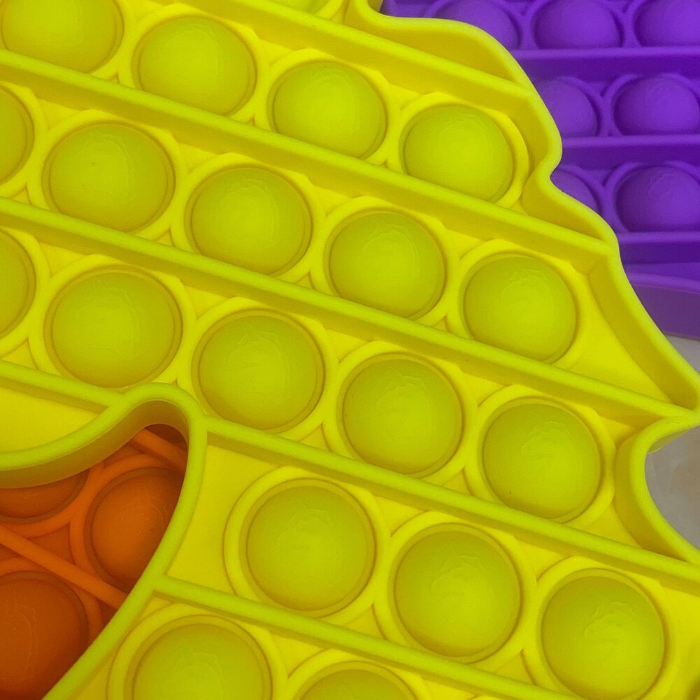 Push pop boble fidget antistress legetøj voksne børn enhjørning pop det fidget sensorisk legetøj autisme specielle behov soft squeeze legetøj