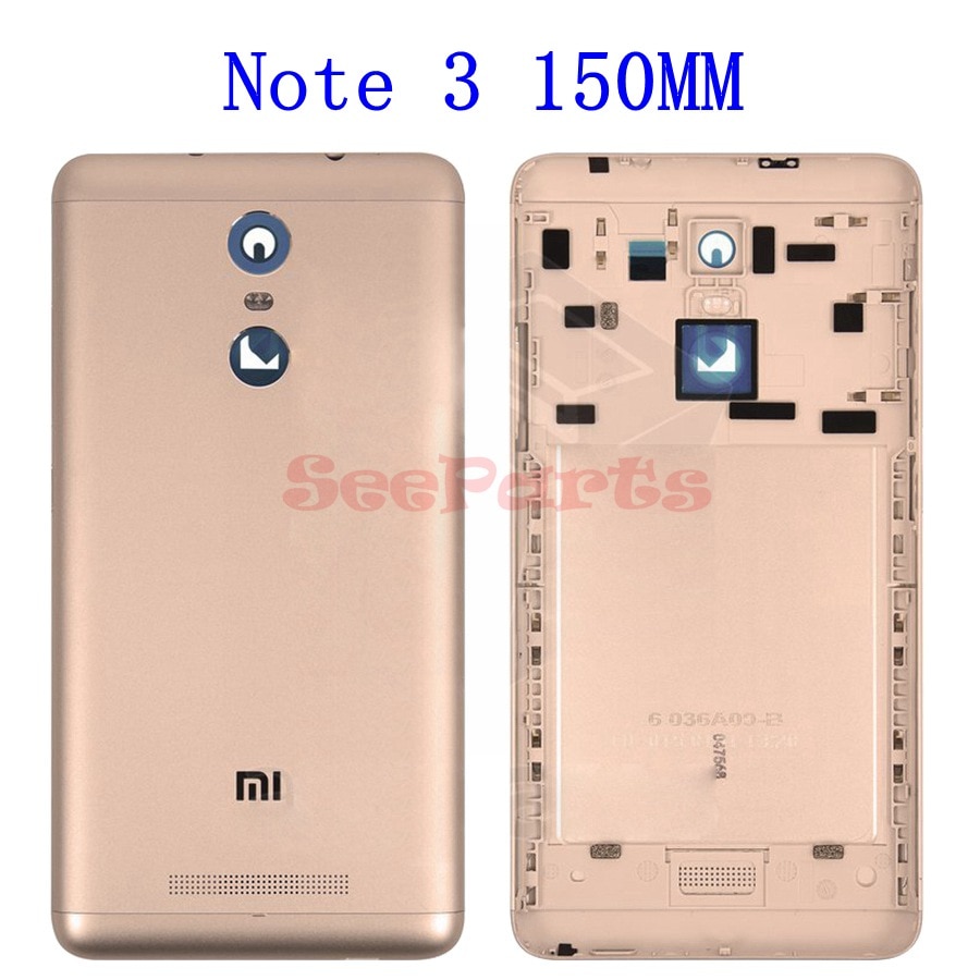 Para xiaomi redmi nota 3 150mm capa de bateria redmi nota 3 pro volta da bateria capa porta habitação caso global volta habitação