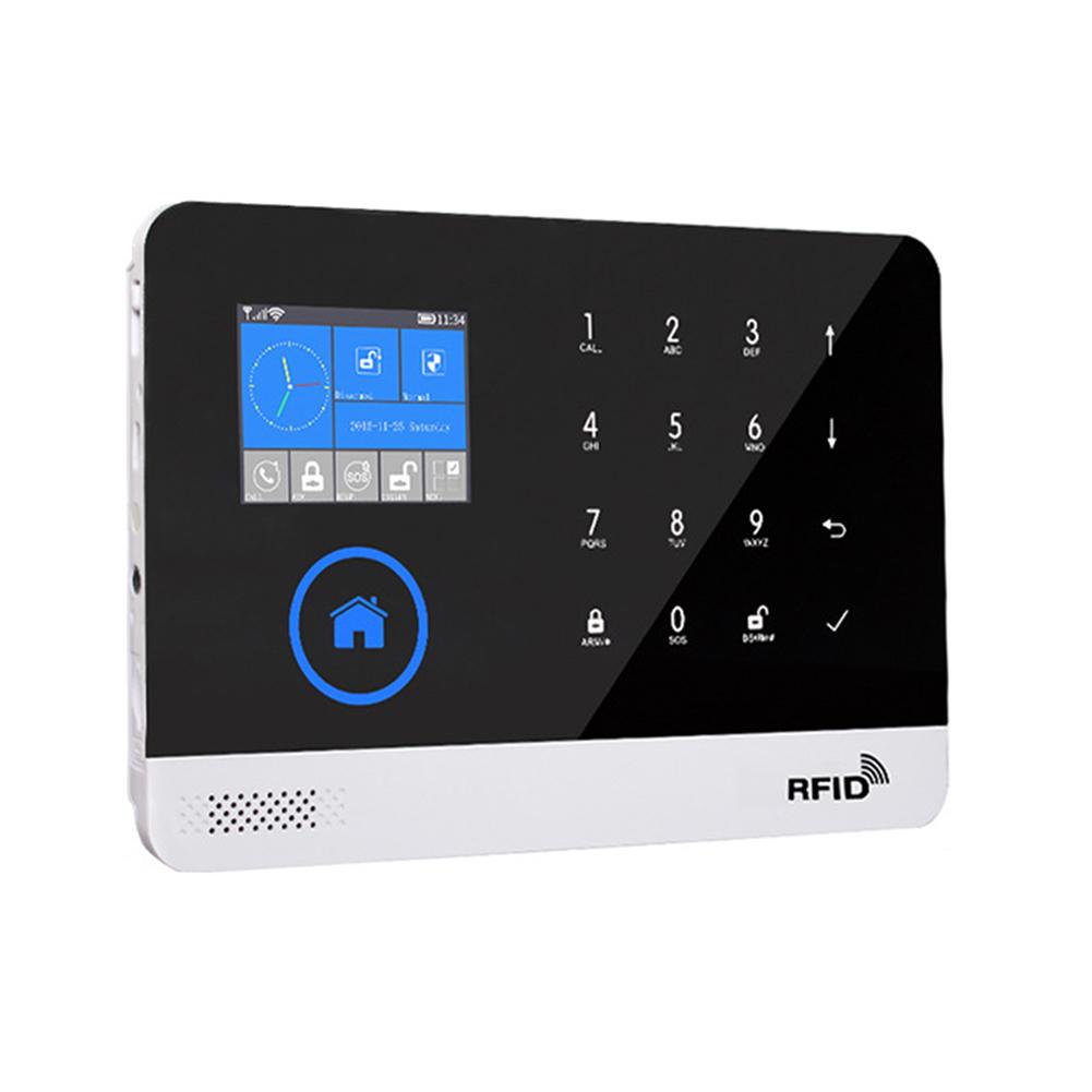 Wireless Home Security Alarm System With RFID Card Arm Disarm Switchable Alarm System APP Remote Control: Default Title