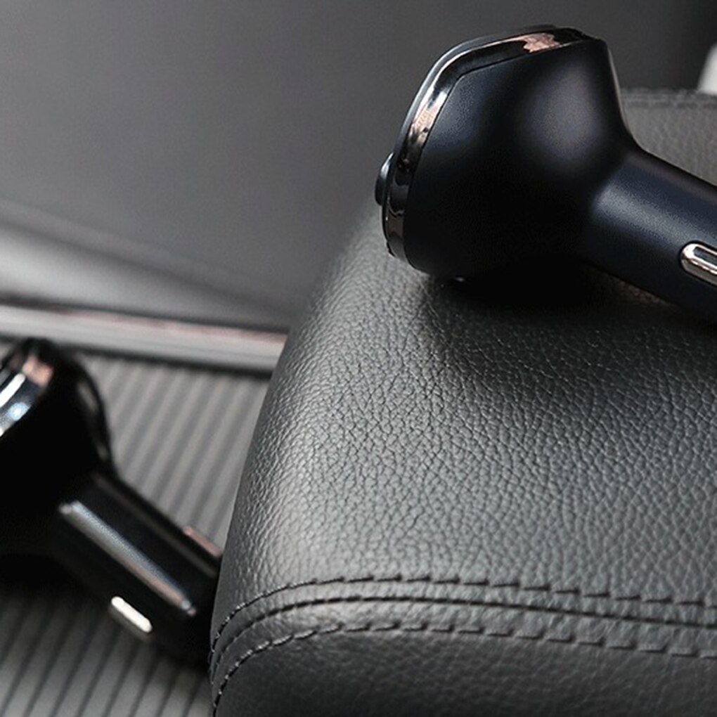 T20 bil bluetooth  mp3 spiller cigarettænder bil dobbelt usb oplader fm sender automatisk håndfri opkald