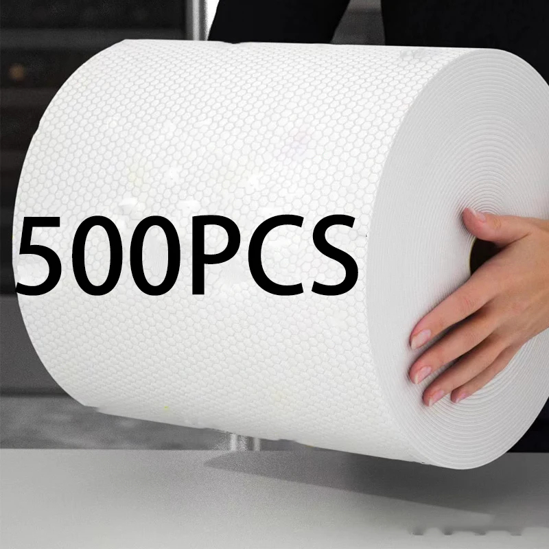 500/50 st engångstrasor för kök, återanvändbara non-woven rengöringstrasor, disktrasor, trasor och handdukar för skursvampar