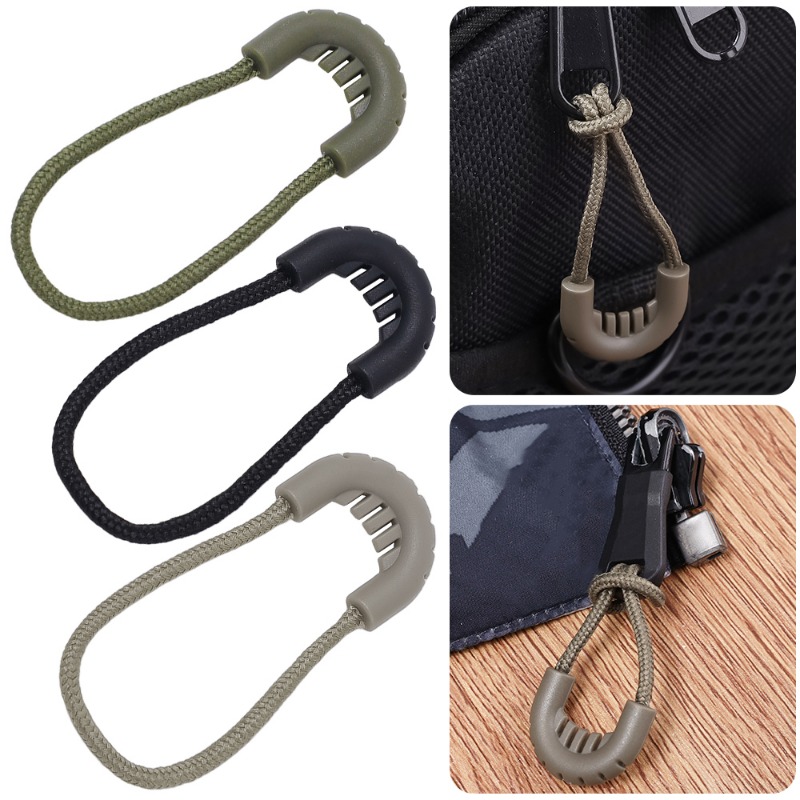 Bag PVC Zipper Puller Luggage Handbag Easy Installation Sturdy Zip Backpack Wear Resistant Zipper Head Bag Parts Accessories