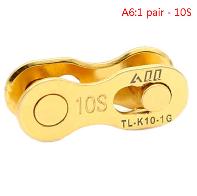 Bicycle Chain Link Connector Joints Magic Buttons Speed Quick Master Links Chain: A6