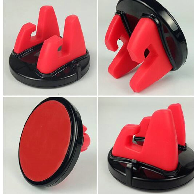 Auto Telefoon Houder 360 Graden Mobiele Telefoon Standhouder Grip in Auto Universele Verstelbare Gsm Houder voor desktop