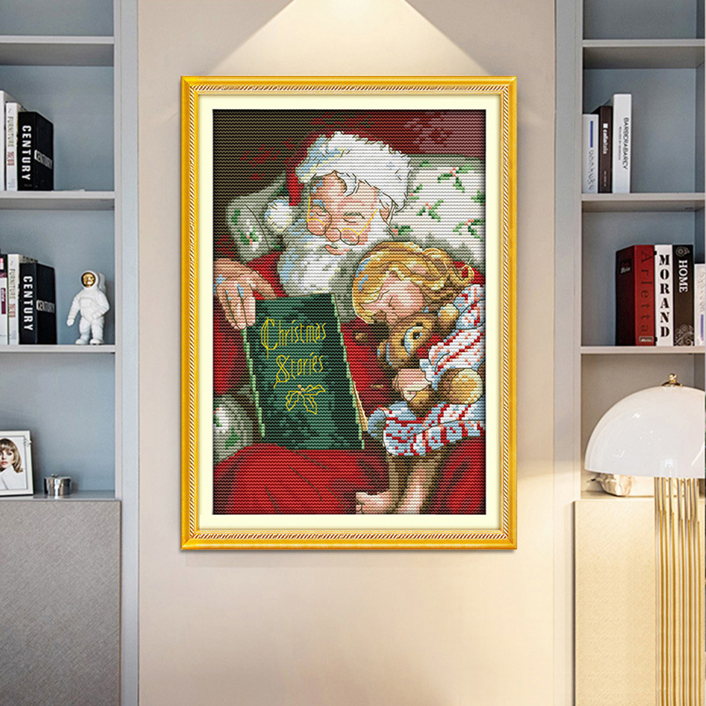 Dimensions Needlecrafts Counted Cross Stitch, Christmas Santa Claus