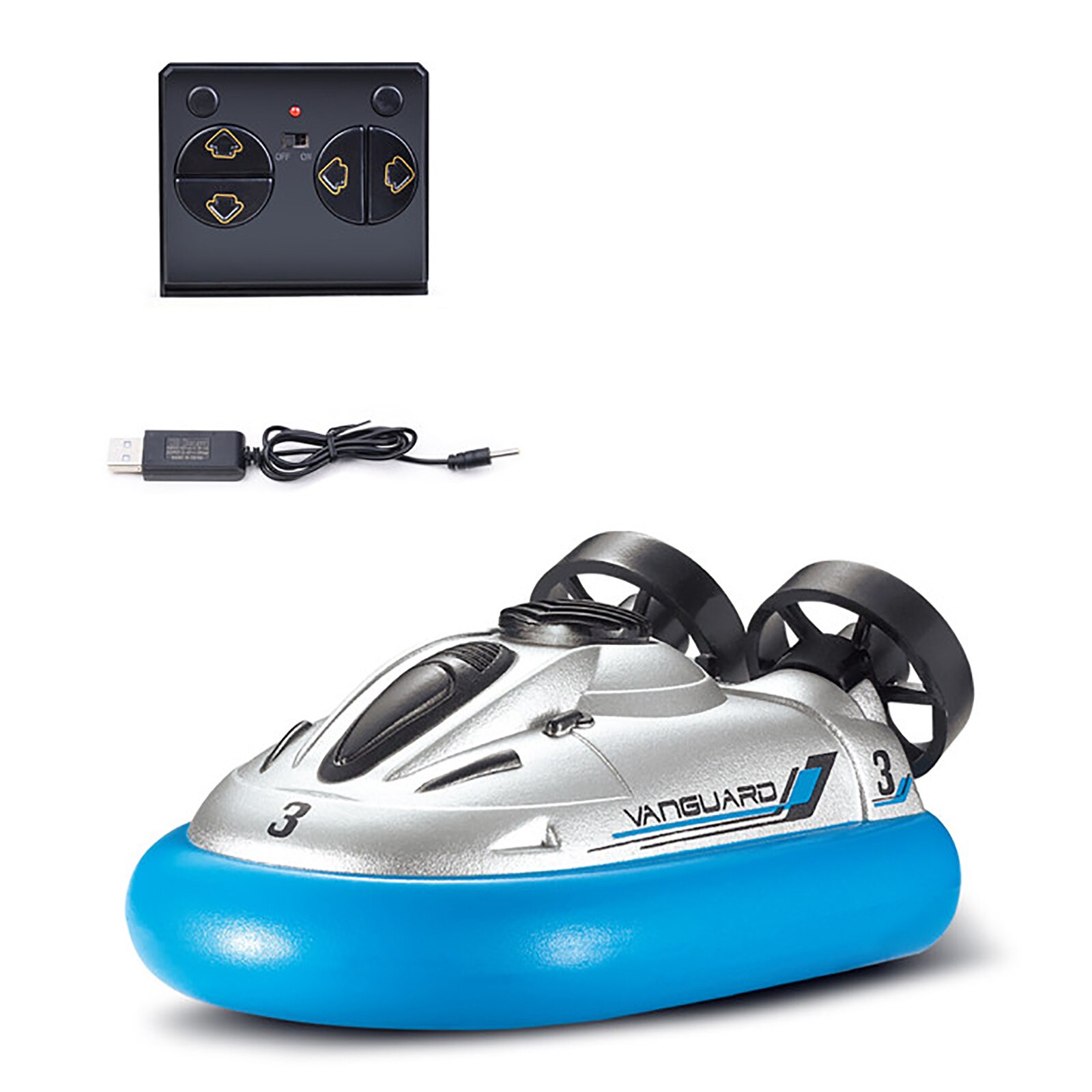 Kinderen Elektrische Opblaasbare Boot Speelgoed Mini 2.4G Draadloze Hovercraft Elektrische Afstandsbediening Speedboot Elektrische Water Speelgoed