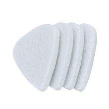 5 Pcs Professionele Vilt Ukulele Picks Zwart/Grijs/Wit Ukeleles Plectrum 3Mm Zachte Vilten Pick gitaar Deel Accessoires: White