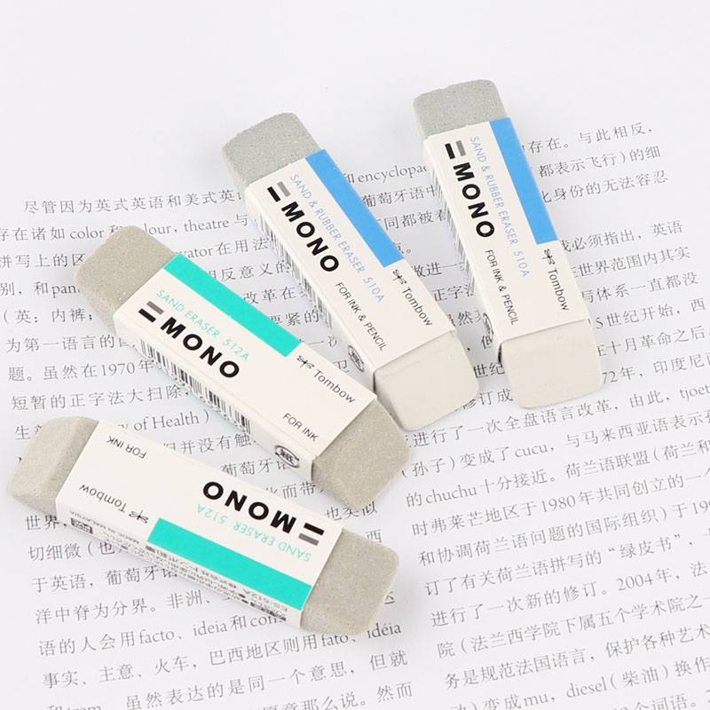 5pcs Tombow MONO Sand Eraser Micro Sand & Rubber Particles for erasing ink & Pencils graphite Fountain Pen