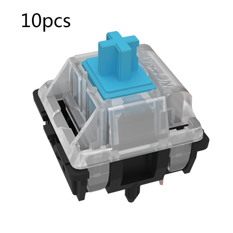 Gateron mx switch 5 pin switches rgb smd 5 pin akse kompatibel til cherry mx mekanisk tastatur diy switches gul rød: Bl