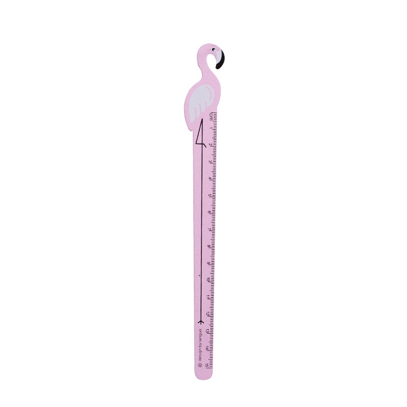 1pc 15cm smuk flamingo lineal kawaii papirvarer papeleria nyhed børn elev skole måling tegning forsyninger værktøj