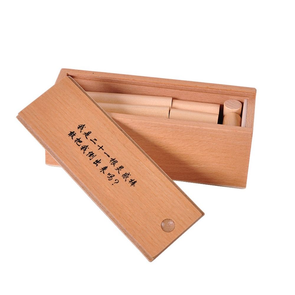 Unlock Wooden Brain Teaser Puzzle Opening Puzzle Box Luban Lock IQ Puzzle Mind Brain Teaser 3D Wooden 3D Wooden Puzzles: green