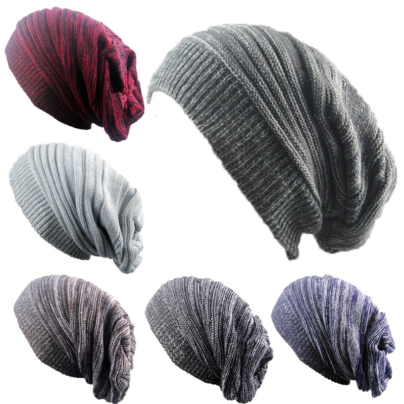 Hip hop lue vinter varm skullies strikkede luer panser varm lue kvinnelige lange luer dameluer
