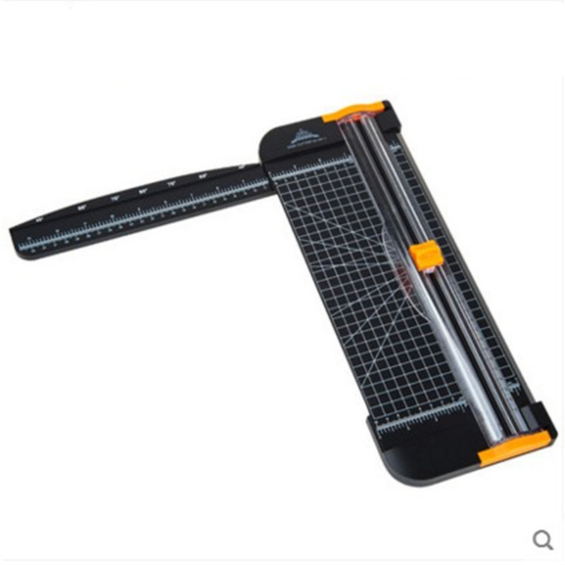A4 Paper Cutter Paper Cutter 909-5 Paper Cutter Straight Knife Guillotine Ruler Film Cutter Paper Knife Slide Knife Black White
