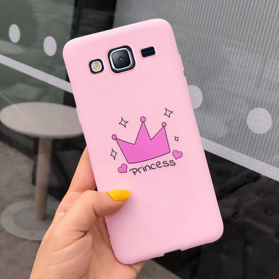 Soft Candy Cover Silicone Phone Case For Fundas Samsung Galaxy J3 GalaxyJ3 J 3 6 J320 J320F J320H J320FN SM-J320F Case: Red