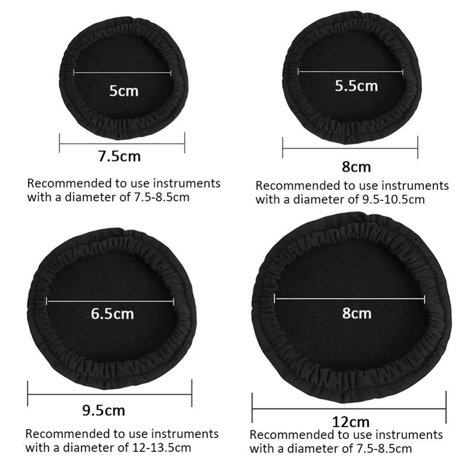 Soft Trumpet Alto Tenor Soprano Sax Clarinet Bell Cover Dust Cover Accessory Instrument Bell Cover
