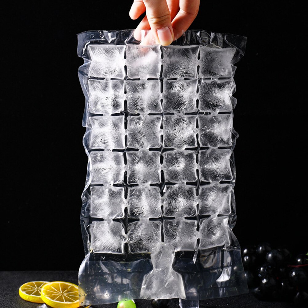 Disposable Ice Mold Lattice Bags Self-Sealing Ice Cube Tray Bags Transparent Ice-making Bag Kitchen Gadgets Summer Cooler