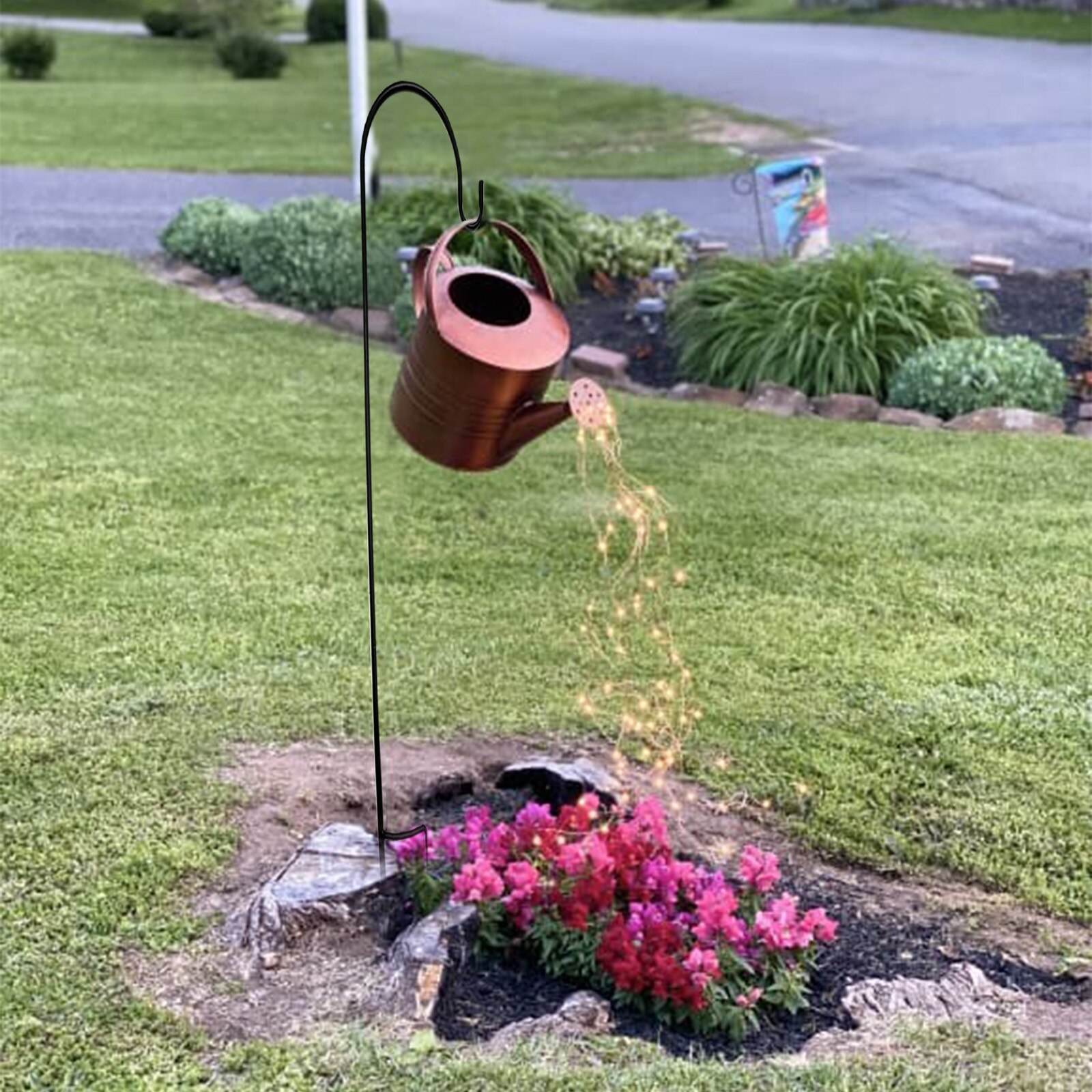 Led Star Douche Lamp Tuin Art Licht Gieter Lichten Solar Waterval Lights Outdoor Garden Decor Yard Romantische Sfeer