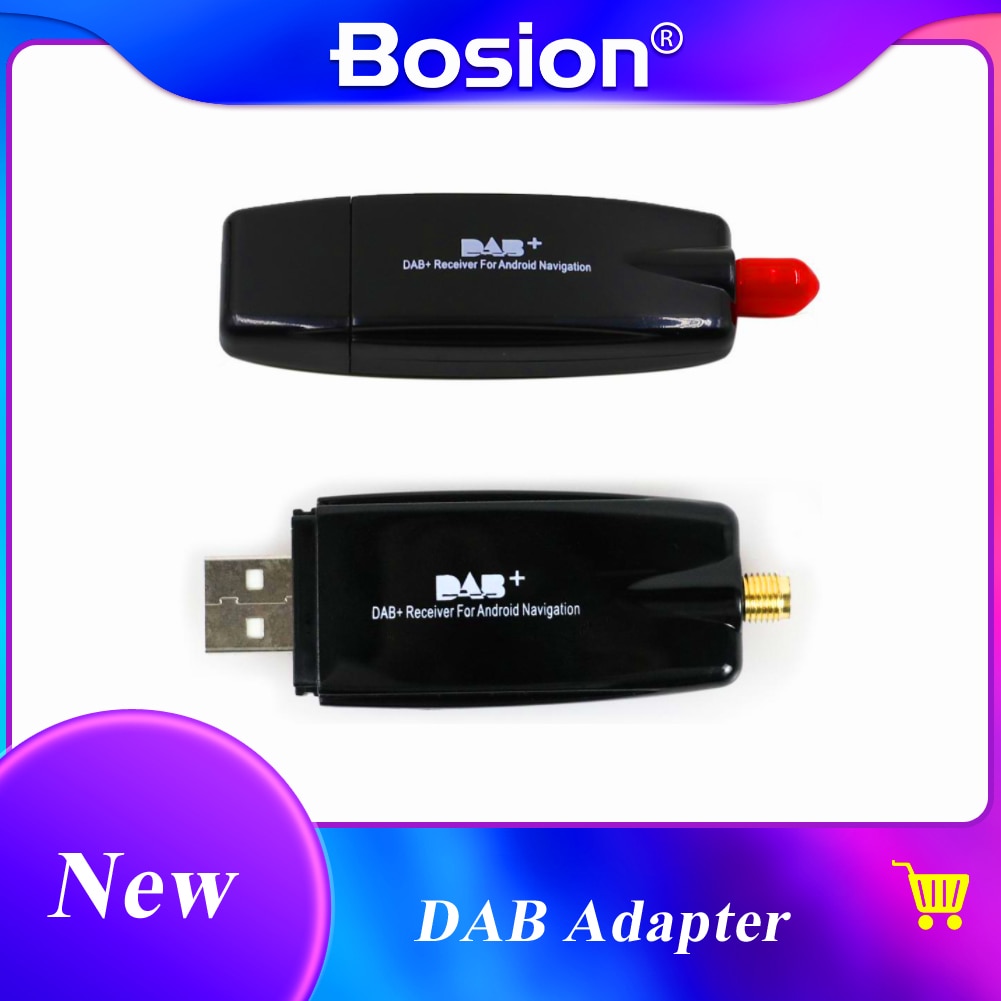 DAB+ Box Digital Radio Tuner Amplified Antenna Receiver for Car Stereo Autoradio Android Radio USB