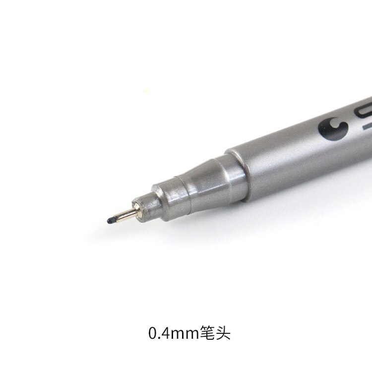 1Pc Waterproof Painting Pigment Lining Micron Ink Art Marker Black Fineliner Sketch Pen Needle Pen School Supplies Stationery: PURPLE