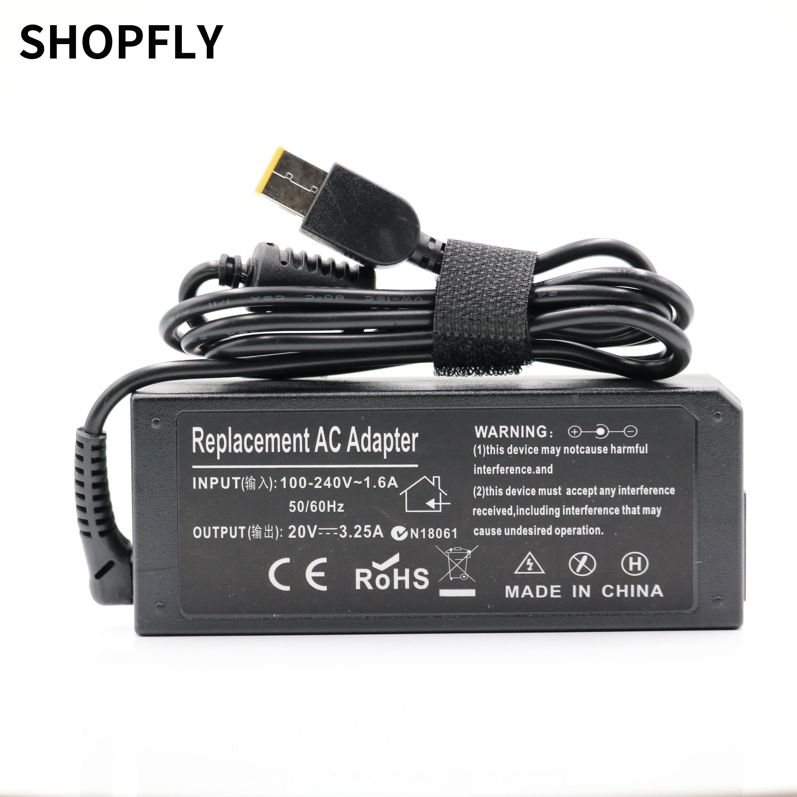 Adapter Voor Lenovo PA-1650-37LC PA-1650-71 ADLX65SDC2A PA-1650-72 ADLX65NLC3A ADLX65SLC2A Laptop Charger Voeding 20V 3.25A