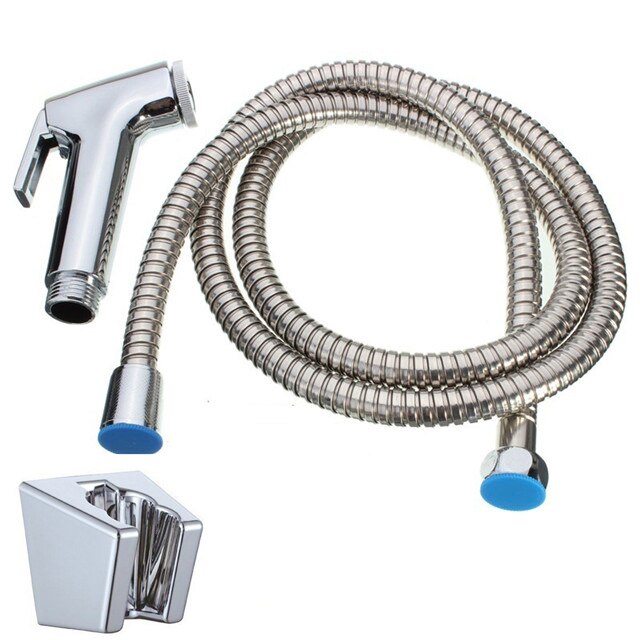 Bidet Shower Toilet Spray Shower Ducha Hygienic Handheld Bidet Toilet Douche Shower Douchette Toilette Douche Portable Bidet: bidet set3