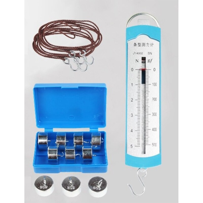 Spring Dynamometer Balance Physics Experiments Spring Balance Bar Hook Code Mechanics of Machinery Pulley Block Set