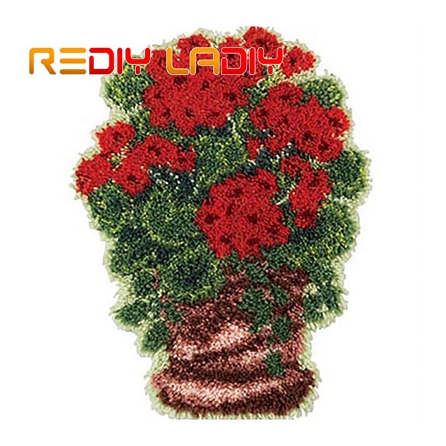 Haakpatroon tapijtpakketten, zuurstokken, liefde, doe-het-zelf, haken, tapijt, kleed, 100%  acrylgaren, kussen, mat, tapijt, jaar, decoratie, kunst en knutselen: Zd534