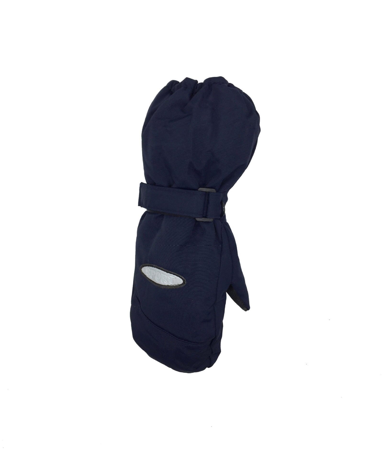 Gants de Ski pour enfants, épais, en velours, chauds, coupe-vent, sport de plein air, mitaine, antidérapants, pour la randonnée: Navy