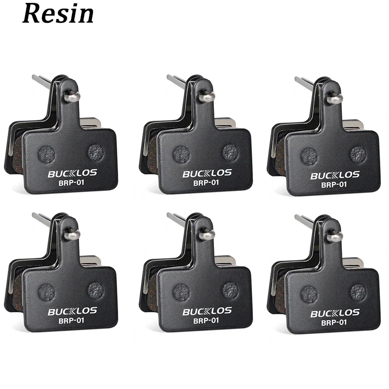 BUCKLOS Bike Resin Disc Brake Pads for SHIMANO MT200 M445 M575 MTB Brake Pad Road Mountain Bicycle Hydraulic Disc Brake Pads: Burgundy