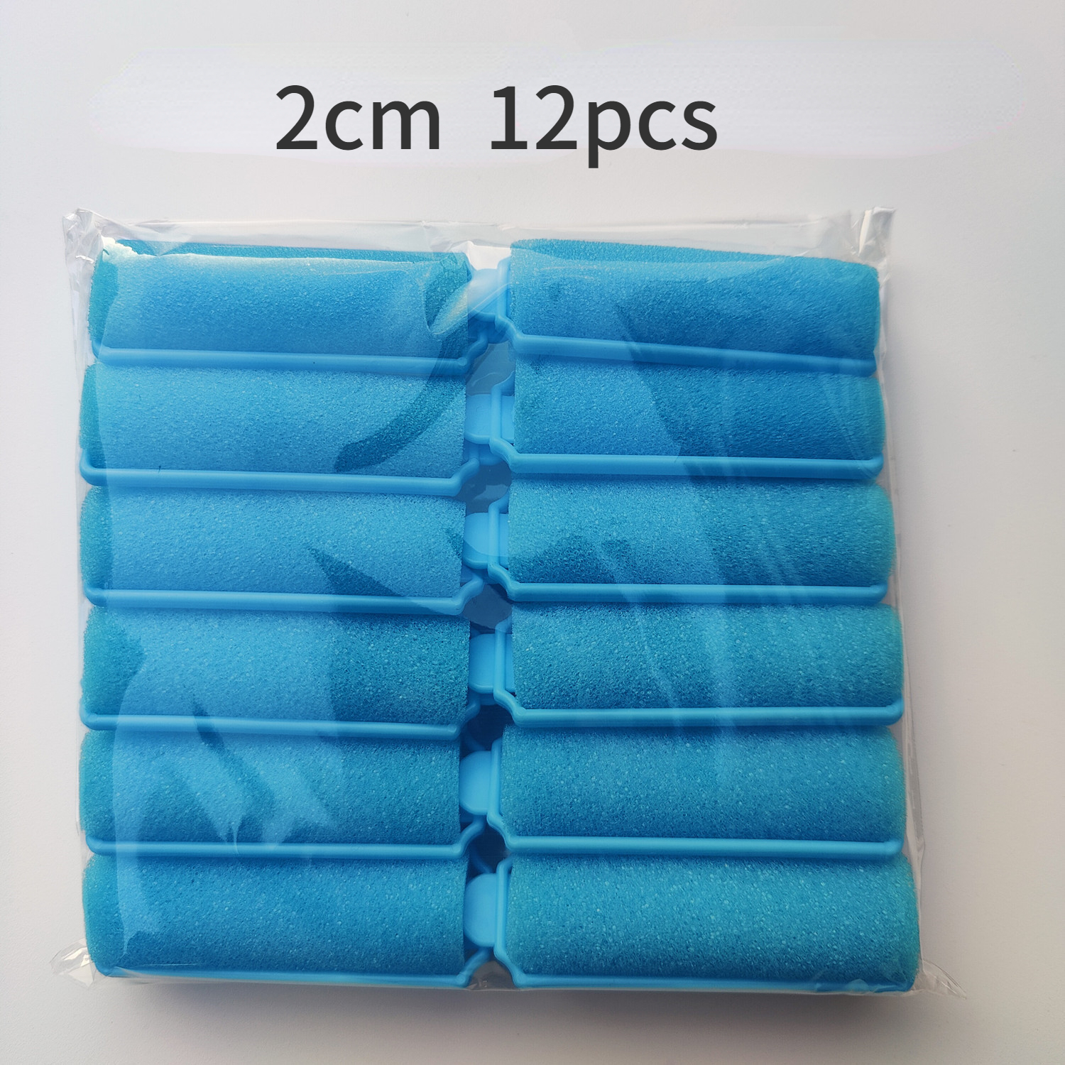 6-14 Uds esponja mágica rulos de pelo de espuma estilo rizadores sin calor cojín salón DIY herramienta rizador de peluquero mujeres no daña el cabello 6 tamaños: Verde