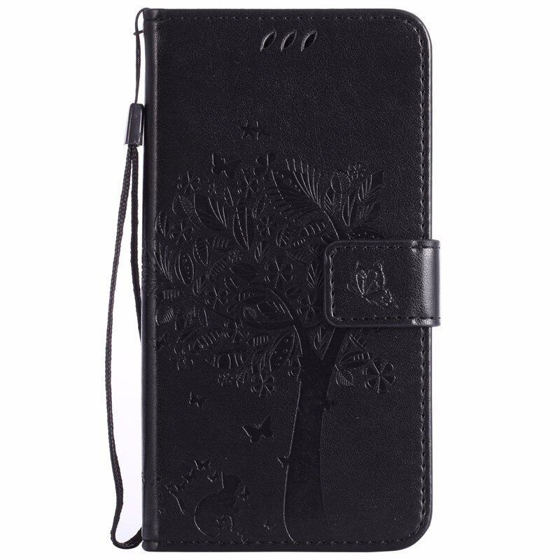 Para Nokia 2,3 6,2 pulgadas Original de lujo funda de silicona para Nokia 2,3 cartera Flip Funda de cuero para Nokia 2,3 cubierta: Black
