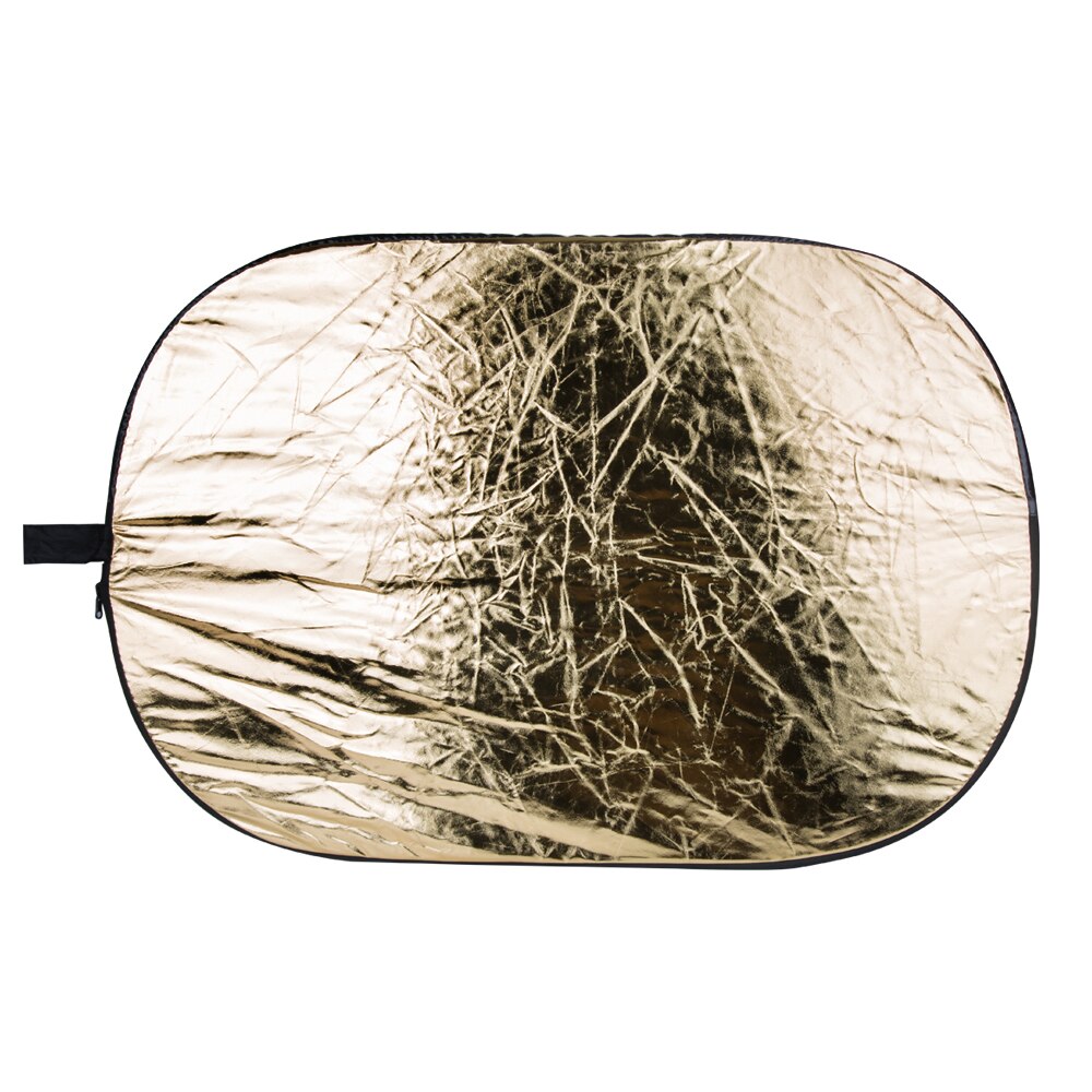 Disque réflecteur de lumière pliable 2 en 1, Flash rond 90x120CM pour Studio Photo, argent ou or, ,