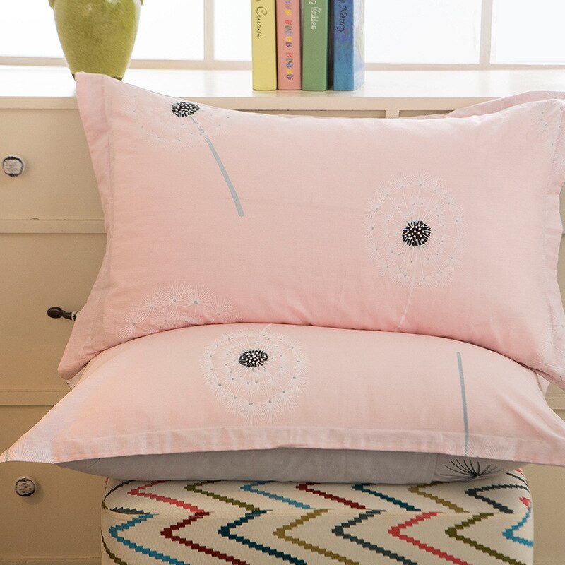 1 pièce 48cm * 74cm taie d'oreiller 100% coton beauté impression florale taie d'oreiller couverture pour chambre à coucher utilisation XF626-9