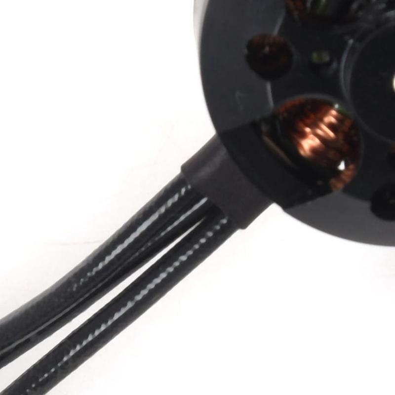 Hoge Prestaties 2204 1400KV 14 Polen Borstelloze Motor Voor Rc Vliegtuig Fixed-Wing Zwart