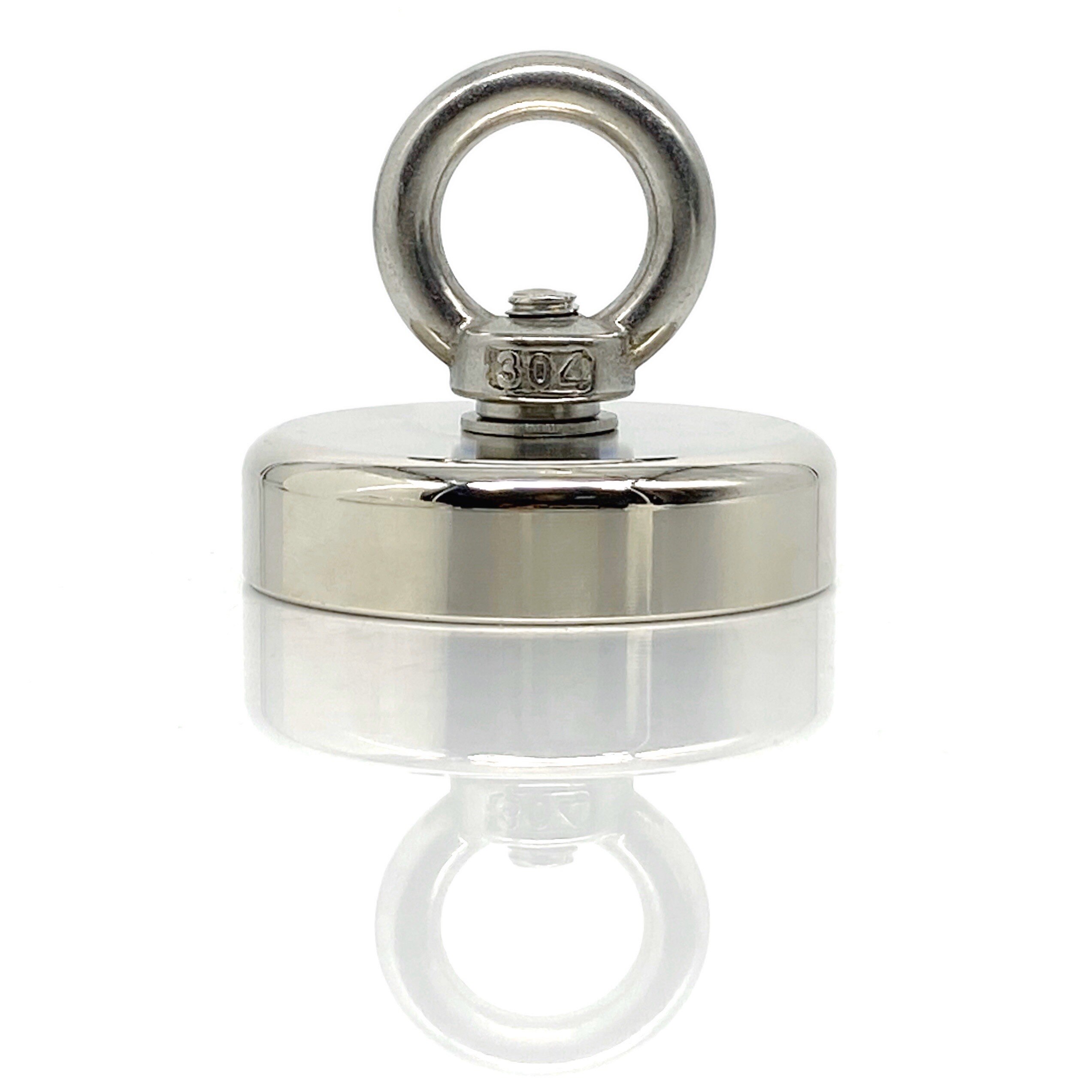 Super stærk neodym magnet bjærgningsmagnet dybhavsfiskemagneter holder trækker monteringspotte med ring øjebolt