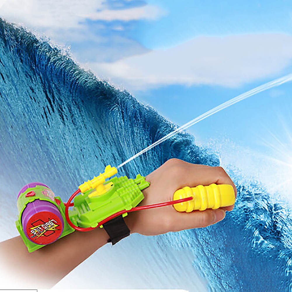 Plastic Kids Child Beach Boy Girl Wrist Water Spray Water Fun Educational Toy X1