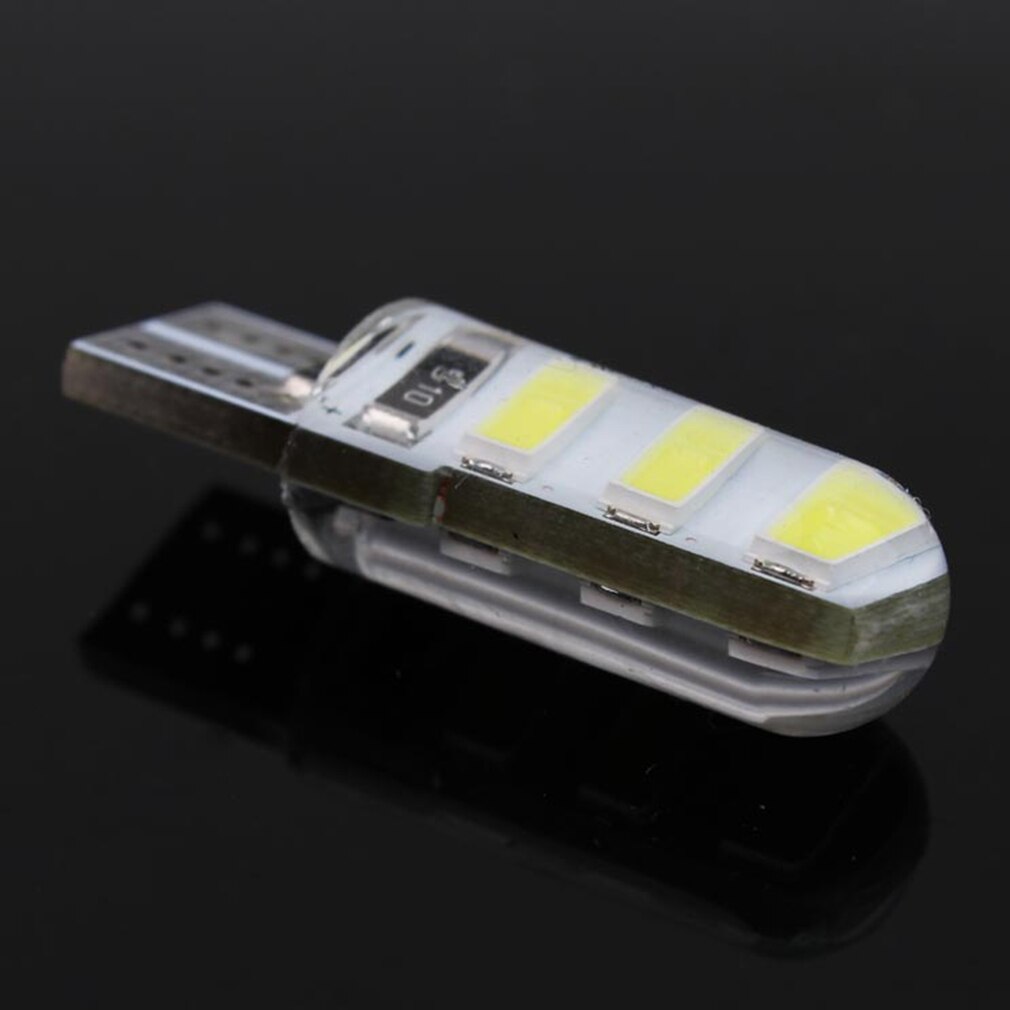 Luz LED T10 de Super , 6 LEDs SMD 5630 sin errores 194 168 W5W, luz LED Universal de estacionamiento para coche, CANBUS T10 LED