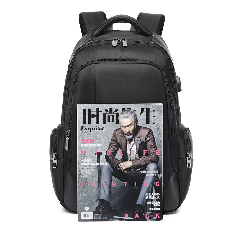 Sac à dos chargeur USB pour hommes, sac de voyage multifonctionnel, grande capacité, à la