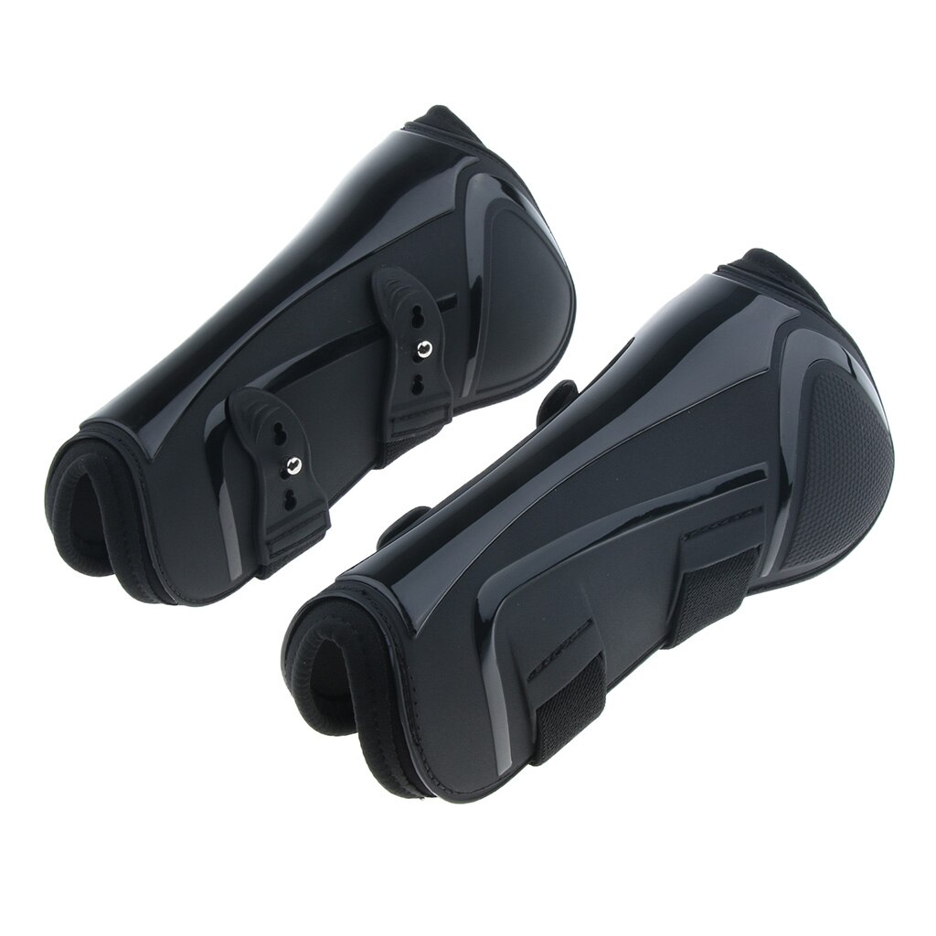 Horses Boots, Open Front Jumping Tendon and Hind Fetlock Secure Leg Protection,