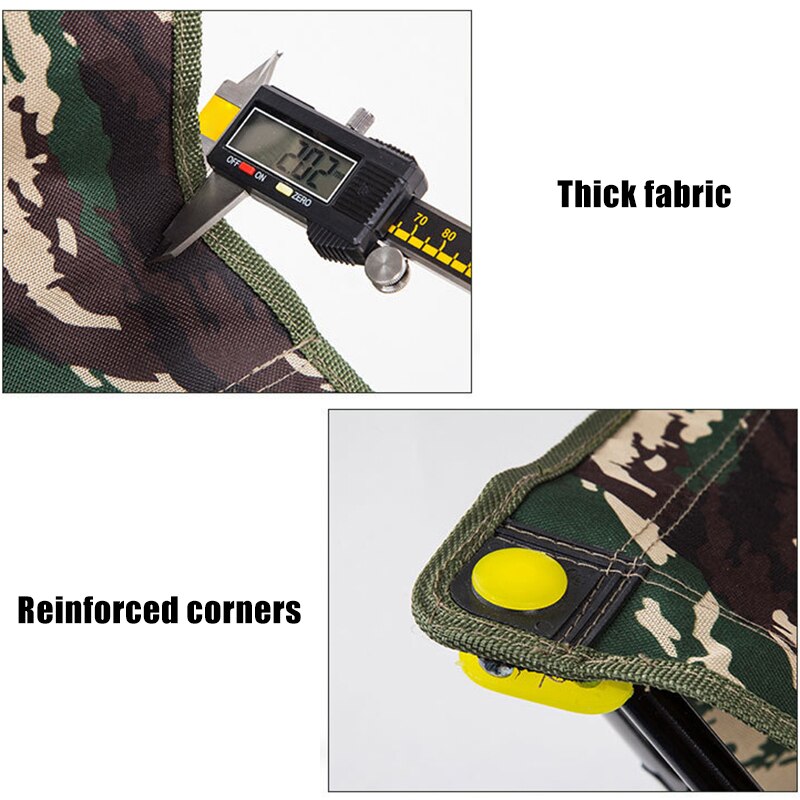 Outdoor Foldable Chair Light Weight Fishing Chair Multifunctional Folding Fishing Stool Seat forCamping Fishing Outdoor Aluminum