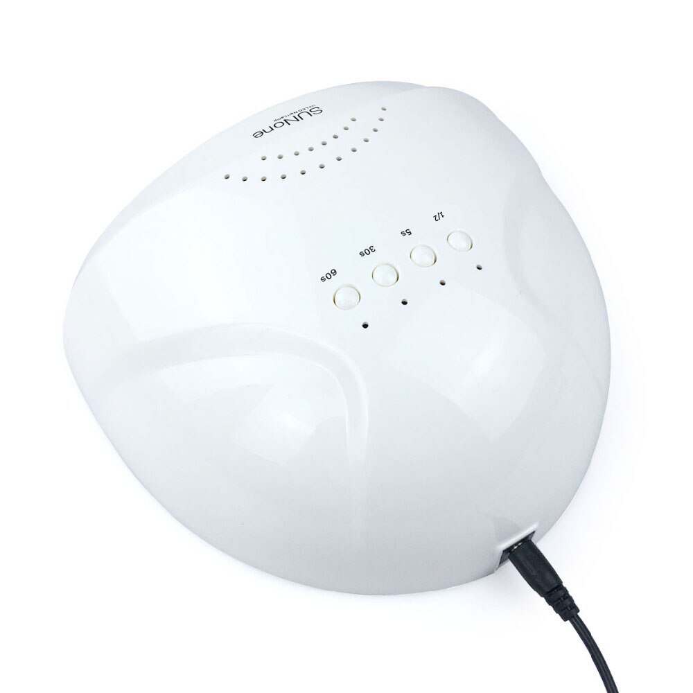 Sunone ledet uv-lampe 48w negletørker pusse gel dobbel lyskilde manikyrmaskin til gjeting av neglegelkunstsalongverktøy