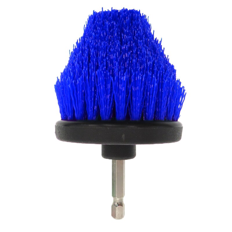2.5 Inch Elektrische Borstel 6.35Mm Drijfstang Conische Detail Cleaning Tool Voor Meubels Keuken: Blue