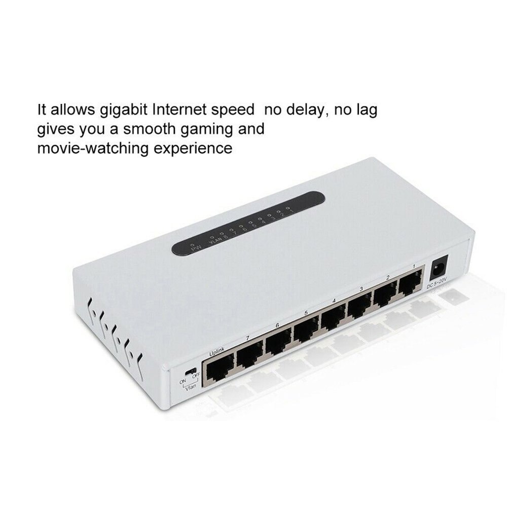 8 port gigabit ethernet soho poe  unmanaged switch 83w