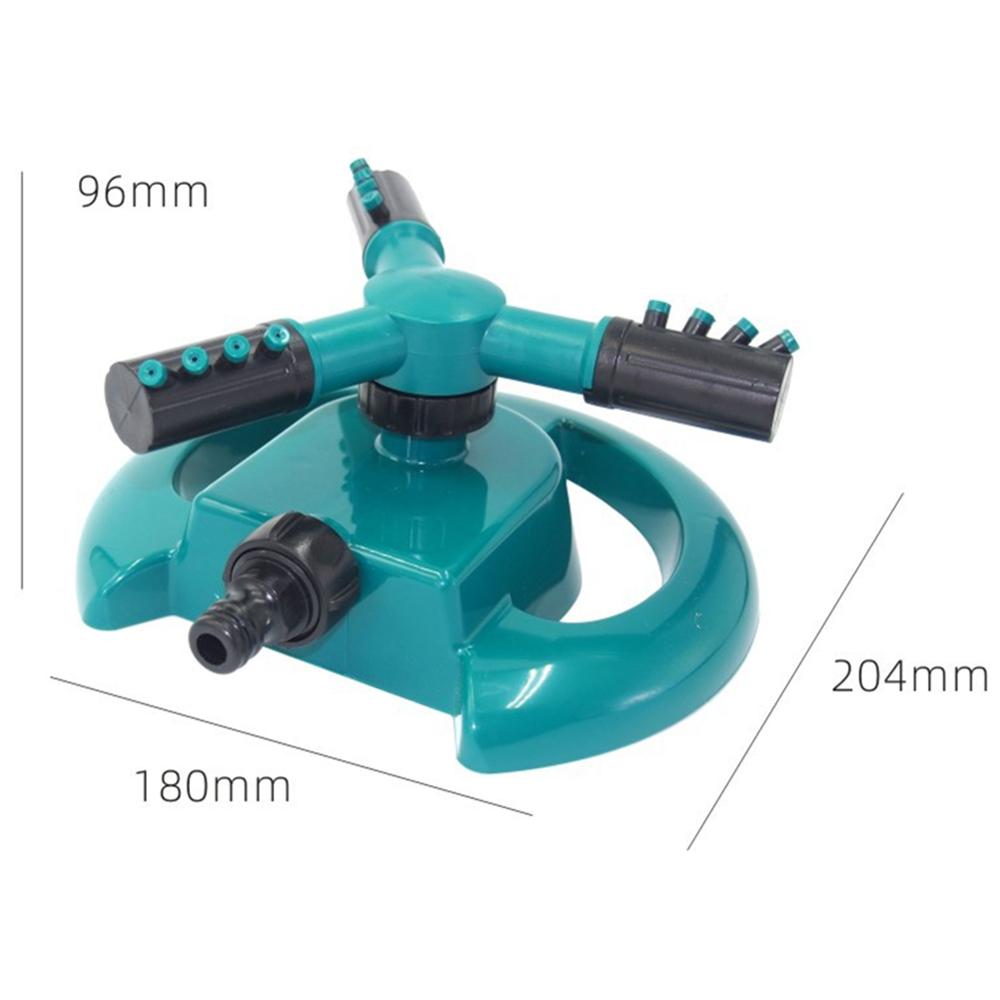 Gräsmatta sprinkler ovan mark plast automatisk 360 graders rotation trädgård gröna växter vattning verktyg utrustning