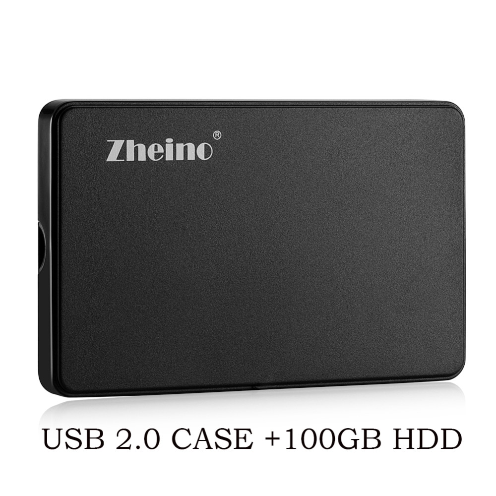 Zheino 2.5 Inch PATA to USB 2.0 100GB Portable HDD External Hard Drive For PC Laptop Desktop