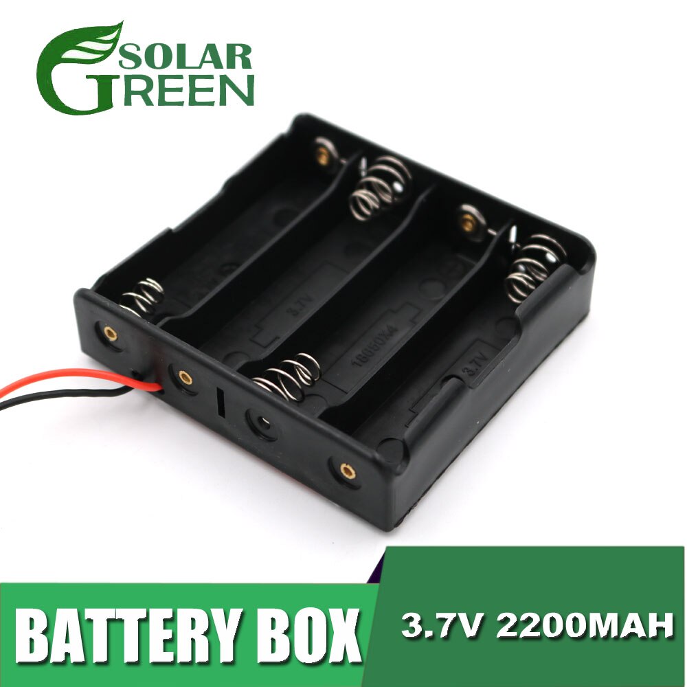 18650 Battery Holder 1 2 3 4 Connector Storage Case Box With Wire Cable Series Parallel connection 3.7V 18650 Lithium Battery