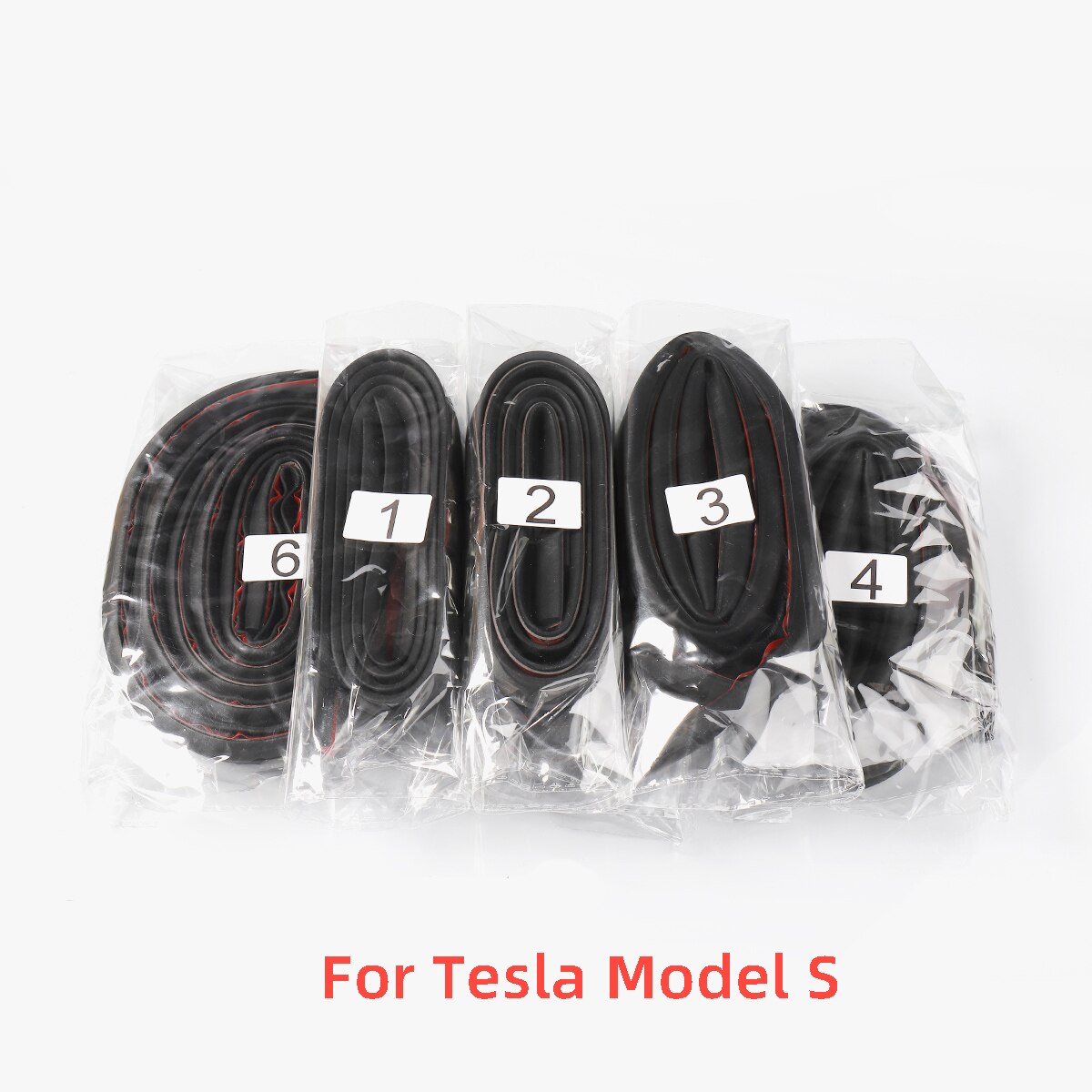 För tesla modell 3 modell y xs  -2022 biltillbehör bil bullerreducering bullerremsa tätningslist kit ljudisolerad tätning modell 3: Modell s