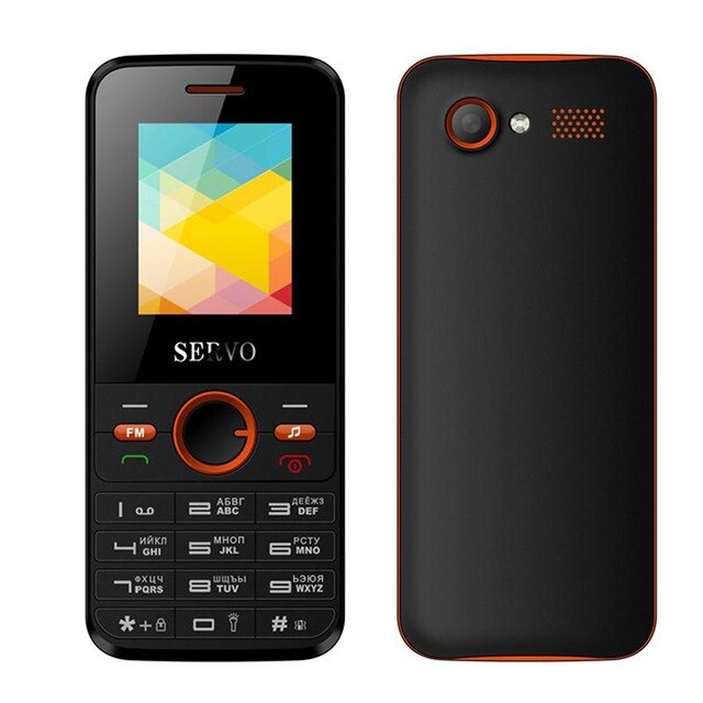 Originele SERVO V8240 Russische toetsenbord ontgrendeld mobiele Telefoon 1.77 inch Dual Sim-kaarten GPRS Trillingen FM Radio: Standard / Orange