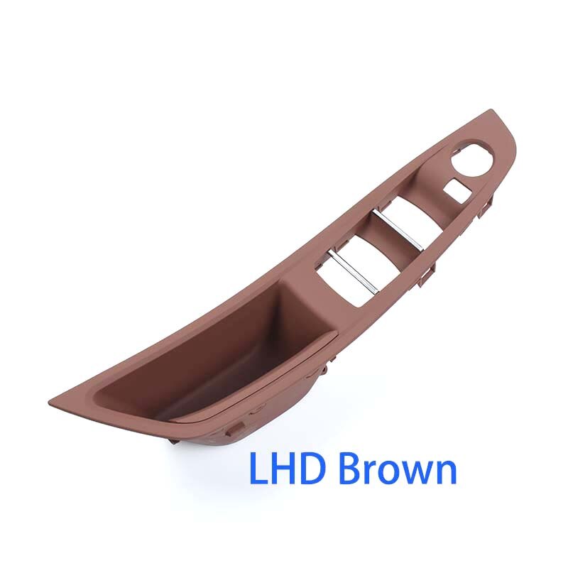 LHD Driver Side Interior Door Handle Panel Cover for BMW 5 Series F10 F11 F18 520 523 525 528 530: LHD Brown